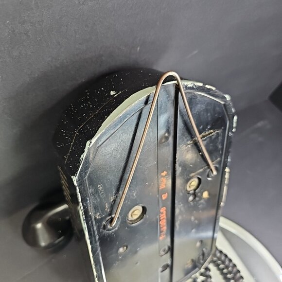 Vintage Black Automatic Electric AE50 Rotary Wall Telephone Needs Cleaning - Picture 9 of 16